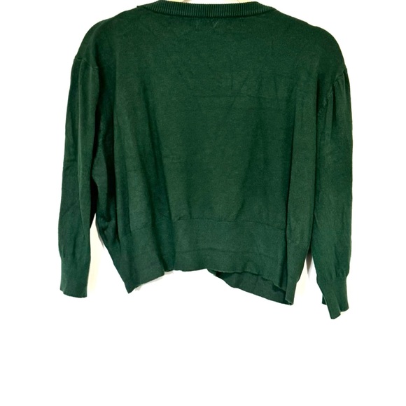 Green Button-Up Cardigan - Picture 7 of 9